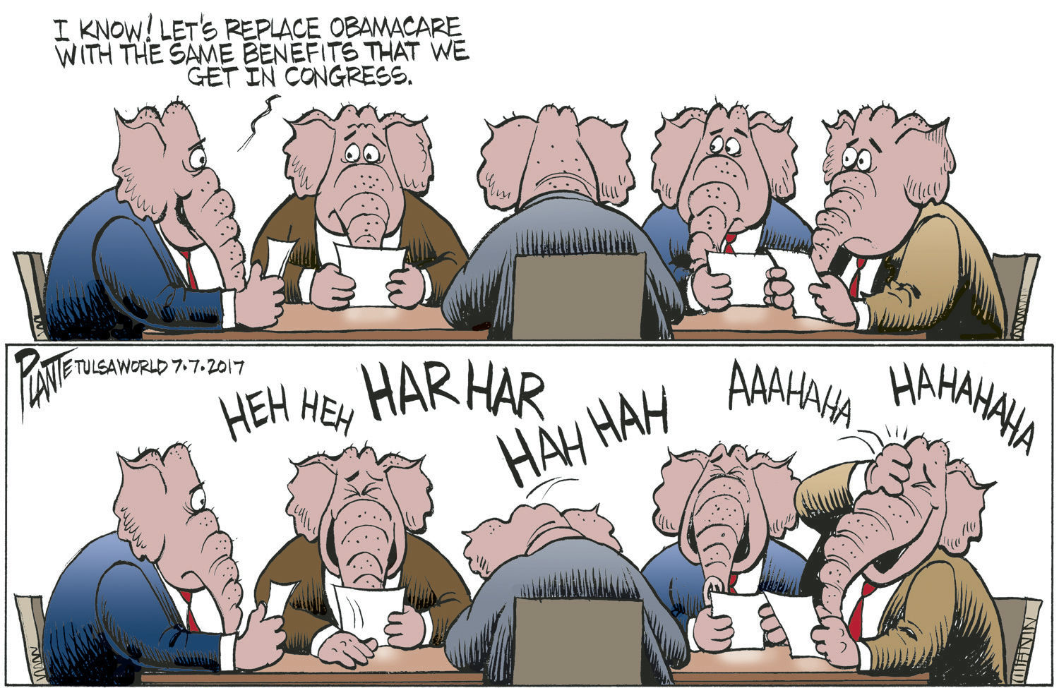 Bruce Plante Cartoon: Replacing Obamacare